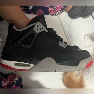 Jordan’s Bred 4’s size 5.5Y .